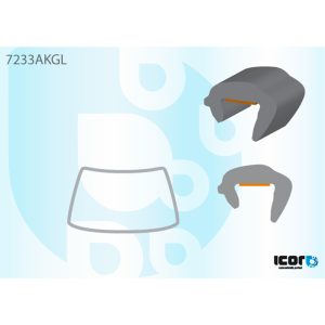 RENAULT AE380/MAGNUM 90- ELSŐ ÜVEG KERET