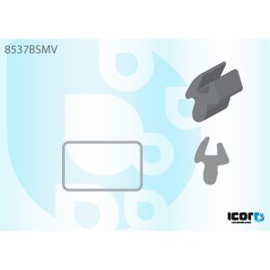 VW TRANSPORTER T4 90- HATSÓ ÜVEG KERET