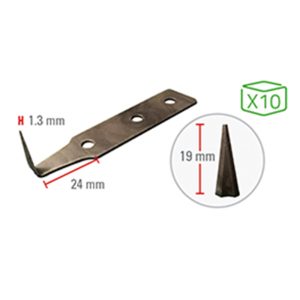 Kivágó Kés 19 mm STANDARD - CARBON-10 db